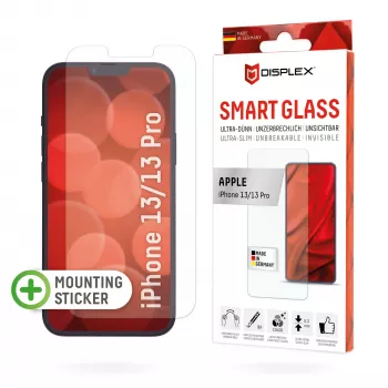 Displex Smart Glass (9H) Apple iPhone 13/13 Pro, montāžas uzlīme, nesalaužams