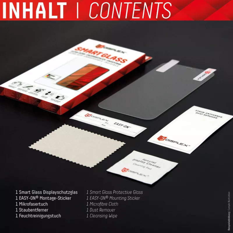 Displex Smart Glass (9H) Apple iPhone 13/13 Pro, montāžas uzlīme, nesalaužams