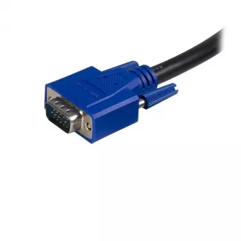 StarTech.com 10 pēdu 2-in-1 Universālais USB KVM kabelis, 3 m, USB, VGA, Melns, USB A + VGA
