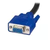 StarTech.com 10 pēdu 2-in-1 Universālais USB KVM kabelis, 3 m, USB, VGA, Melns, USB A + VGA