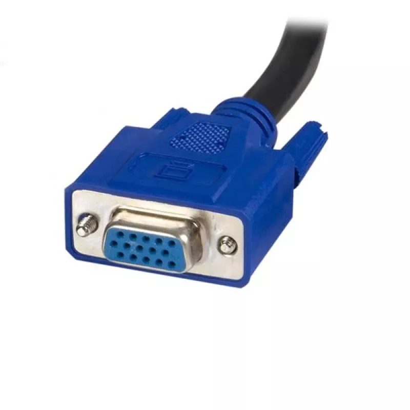 StarTech.com 10 pēdu 2-in-1 Universālais USB KVM kabelis, 3 m, USB, VGA, Melns, USB A + VGA