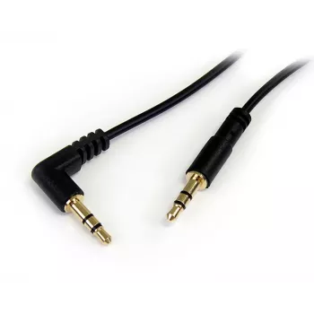 StarTech.com 0,3 m Tievs 3,5 mm līdz Taisnleņķa Stereo Audio Kabelis - Vīriešu/Vīriešu
