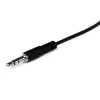 StarTech.com 1 m slims 3,5 mm stereo pagarinātāja audio kabelis - vīrietis/sieviete