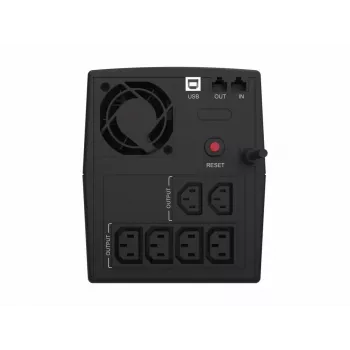 Conceptronic ZEUS08E 1500VA 900W UPS, līnijinteraktīvs, IEC, 1.5 kVA, 900 W, sinusoidāls, 220 V, 240 V