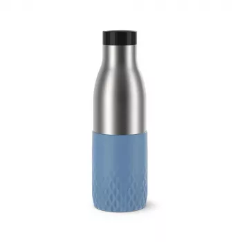 EMSA Bludrop Sleeve N3110700 ūdens pudele Fitness, Sports 500 ml Nerūsējošs tērauds Zils, Nerūsējošs tērauds