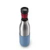 EMSA Bludrop Sleeve N3110700 ūdens pudele Fitness, Sports 500 ml Nerūsējošs tērauds Zils, Nerūsējošs tērauds