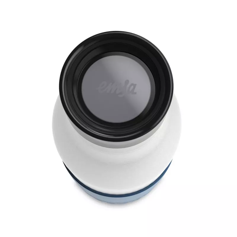 EMSA Bludrop Sleeve N3110700 ūdens pudele Fitness, Sports 500 ml Nerūsējošs tērauds Zils, Nerūsējošs tērauds