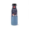 EMSA Bludrop Sleeve N3110700 ūdens pudele Fitness, Sports 500 ml Nerūsējošs tērauds Zils, Nerūsējošs tērauds