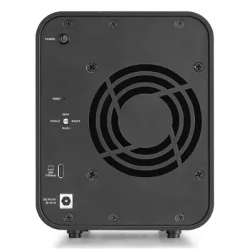 Disku masīvs TerraMaster D2-320 2 vietas HDD SSD Kompakts galddators