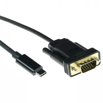 ACT SB0032 USB Type C uz VGA pārveidotājkabelis 2 m
