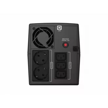 Conceptronic ZEUS08EM 1500VA 900W UPS, līnijinteraktīvs, IEC, Schuko, 1.5 kVA, 900 W, sinusveida, 220 V, 240 V
