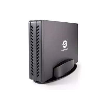 Conceptronic 3.5 collu cietā diska kaste, HDD korpuss, 3.5 collu, Serial ATA, Serial ATA II, Serial ATA III, 0.48 Gbit/s, USB savienojums, Melns