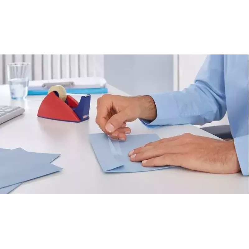 Lentes dozators TESA Easy Cut Desk Dispenser Professional zils/sarkans