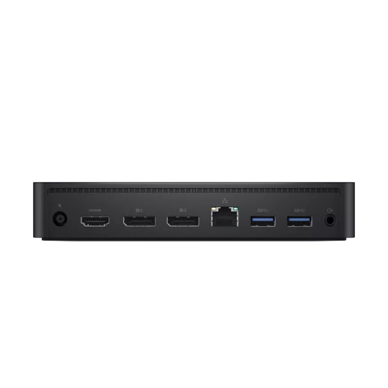 DELL D6000 universālā dokstacija, vadu, USB 3.2 Gen 1 (3.1 Gen 1) Type-C, melna