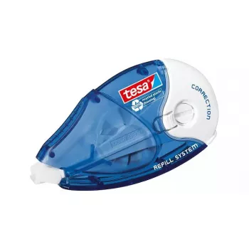 Korekcijas lente TESA Roller 14 m zili balta