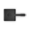 DELL YRPDK USB-C uz HDMI/VGA/Ethernet/USB 3.0 adapter melns