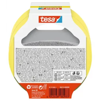 Maskēšanas lente Tesa 56212-00000-02, 25 m × 25 mm, dzeltena, 2 iepakojumā
