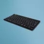 R-Go Tools ergonomiskā tastatūra R-Go Compact Break, kompakta tastatūra ar pārtraukuma programmatūru, QWERTY (IT), Bluetooth, melna
