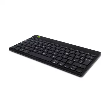 R-Go Tools ergonomiskā tastatūra R-Go Compact Break, kompakta tastatūra ar pārtraukuma programmatūru, QWERTY (IT), Bluetooth, melna