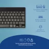 R-Go Tools ergonomiskā tastatūra R-Go Compact Break, kompakta tastatūra ar pārtraukuma programmatūru, QWERTY (IT), Bluetooth, melna