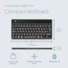 R-Go Tools ergonomiskā tastatūra R-Go Compact Break, kompakta tastatūra ar pārtraukuma programmatūru, QWERTY (IT), Bluetooth, melna