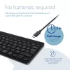 R-Go Tools ergonomiskā tastatūra R-Go Compact Break, kompakta tastatūra ar pārtraukuma programmatūru, QWERTY (IT), Bluetooth, melna