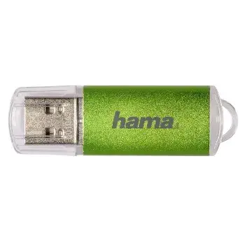 Hama Laeta 64GB USB zibatmiņa USB Type-A 2.0 Zaļa, Caurspīdīga