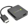 Techly IDATA-HDMI-VGA8 HDMI audio ekstraktors ar stereo mini jack, TOSLINK, HDMI un Micro-USB Type B ligzdām