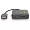 Techly IDATA-HDMI-VGA8 HDMI audio ekstraktors ar stereo mini jack, TOSLINK, HDMI un Micro-USB Type B ligzdām