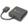 Techly IDATA-HDMI-VGA8 HDMI audio ekstraktors ar stereo mini jack, TOSLINK, HDMI un Micro-USB Type B ligzdām