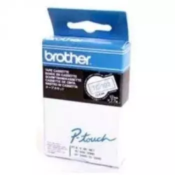 Brother TC-103 lentes etiķešu lente, zils uz caurspīdīga fona