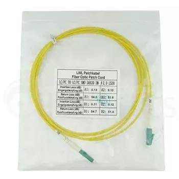 BlueOptics SFP2121BU7.5MM InfiniBand optiskā šķiedra kabelis 7.5 m LC Dzeltens