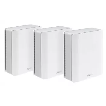 ASUS ZenWiFi BT8 trīsjoslu (2.4 GHz / 5 GHz / 6 GHz) Wi-Fi 7 (802.11be) balts 3 komplektā