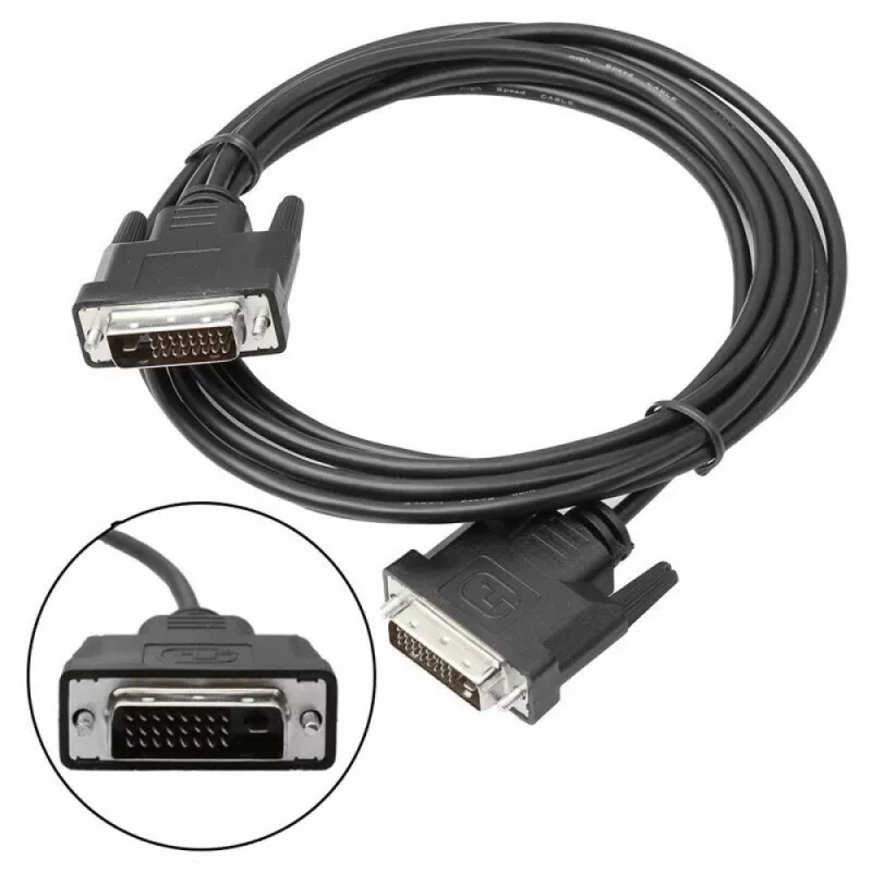 Techly DVI-D kabelis 3m Dual Link vīriešu/vīriešu ICOC DVI-8130