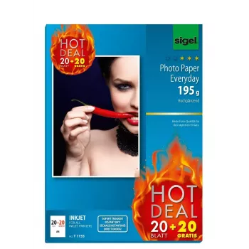 Fotopapīrs A4 Sigel T1155 Augsta spīduma