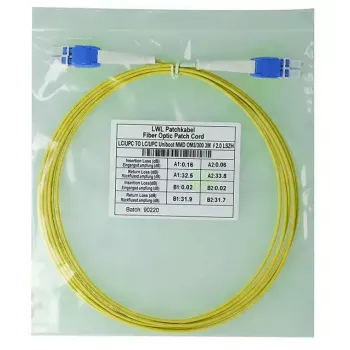 BlueOptics SFP8181BU5MK InfiniBand optiskā šķiedra kabelis 5m LC dzeltens
