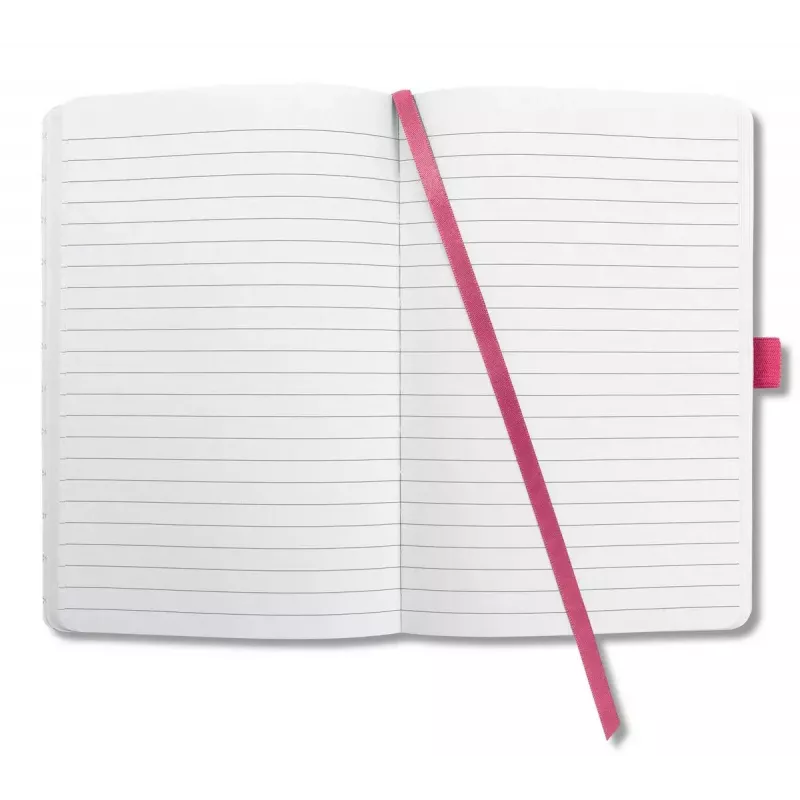 Piezīmju grāmatiņa Sigel JN105 A5 174 lapas rozā līnijota cietais vāks