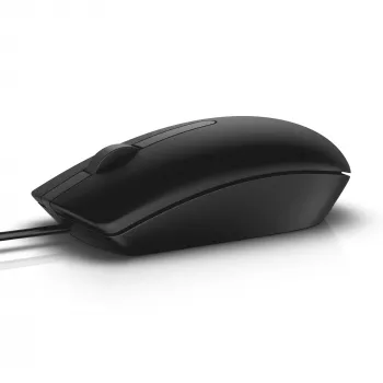 DELL MS116 optiskā pele birojam, abpusēja, USB Type-A, 1000 DPI