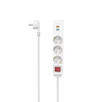 Hama 00223185 pagarinātājs 1.4 m 3 AC kontaktligzdas Iekštelpām Balts