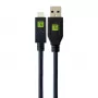 Techly ICOC MUSB312-CMAM05T USB kabelis 0.5 m USB A - USB C melns