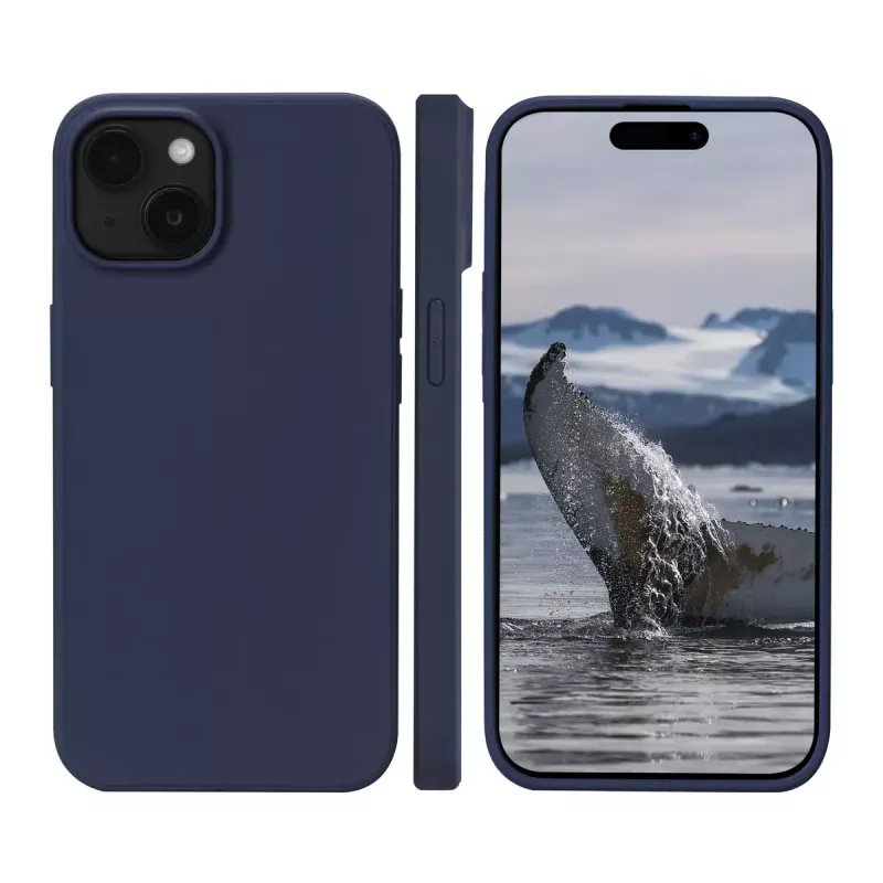 Dbramante1928 Greenland vāciņš iPhone 15 Pacific Blue Monochromatic