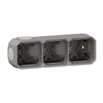 Legrand 069680L Plexo 3-vietu virsmas montāžas ūdensnecaurlaidīga sadales kārba