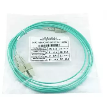 BlueOptics SFP3232EU1MK InfiniBand optiskā šķiedras kabelis 1 m SC Zaļš