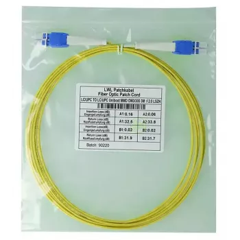 Šķiedru optikas kabelis BlueOptics SFP8181BU0.5MK 0,5 m LC Dzeltens