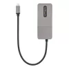 StarTech.com 3-Portu USB-C vairāku monitoru adapteris, USB Type-C uz 3x DisplayPort 1.4 MST centrmezgls, trīskāršs 4K 60Hz DP klēpjdatora paplašinātājs/sadalītājs, HDR, pagarināts iebūvētais kabelis - tikai Windows