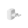 Sienas lādētājs d bramante re-charge Pro EU Flat 2×USB-C 20W Balts (iekštelpām)