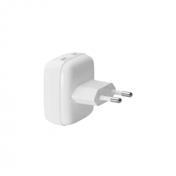 Sienas lādētājs d bramante re-charge Pro EU Flat 2×USB-C 20W Balts (iekštelpām)