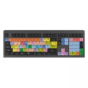 Logickeyboard LKB-LOGXP2-A2M-DE Universāla USB QWERTZ Vācu tastatūra Melna