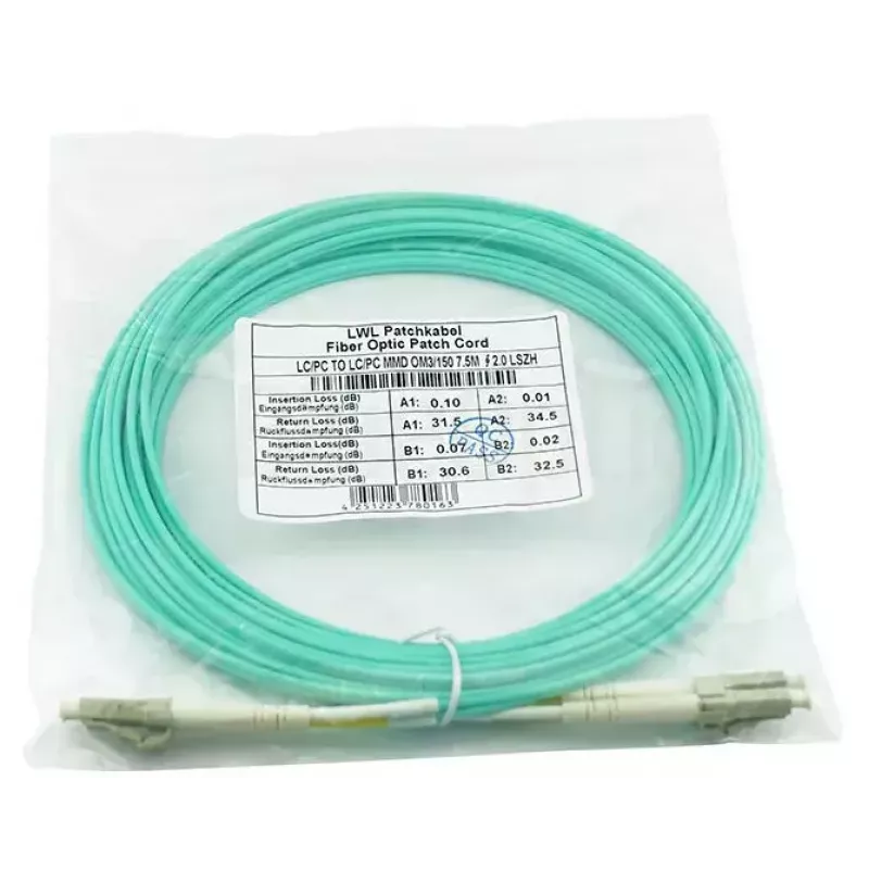 BlueOptics SFP3131EU5MK optiskais šķiedras kabelis InfiniBand 5m LC Aqua OM3