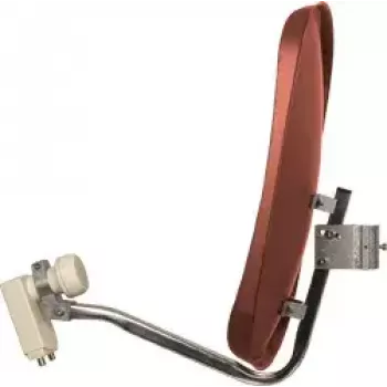 Satelītantena TechniSat Digidish 45 Twin sarkana